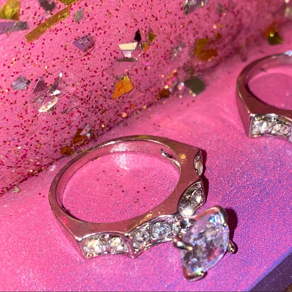 Size 9 DIAMOND ring - Picture 2 of 3